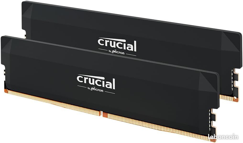 Crucial Pro RAM DDR5 32Go Kit (2x16Go) 6000MHz CL36 (image 1)