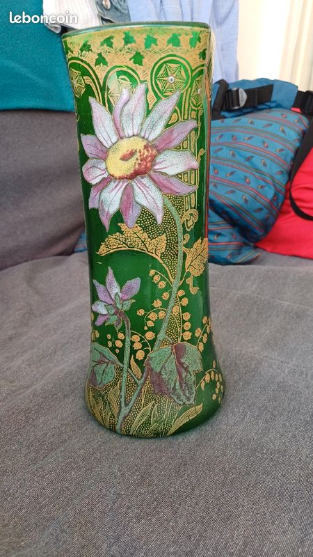 Vase émaillé Legras 1900 (image 1)