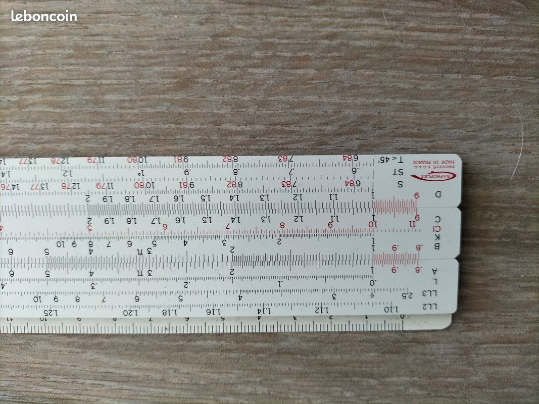 Règle a calcul grapholex (image 3)