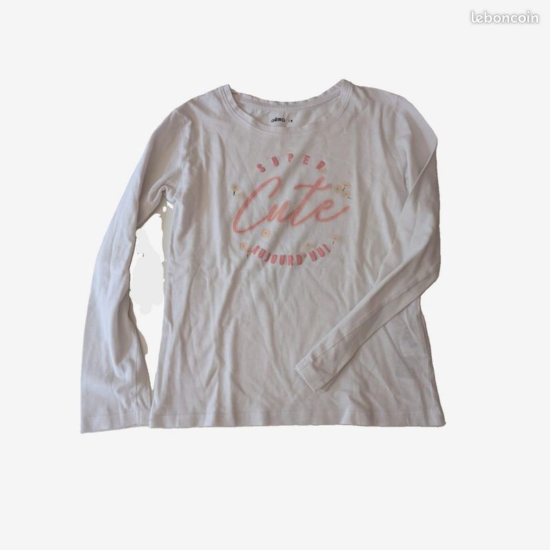 T-shirt manches longues gémo fille 10 ans Vêtements