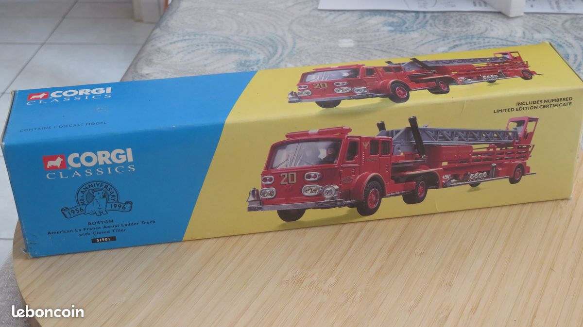 Miniature pompiers boston 1/50 Corgi (image 16)