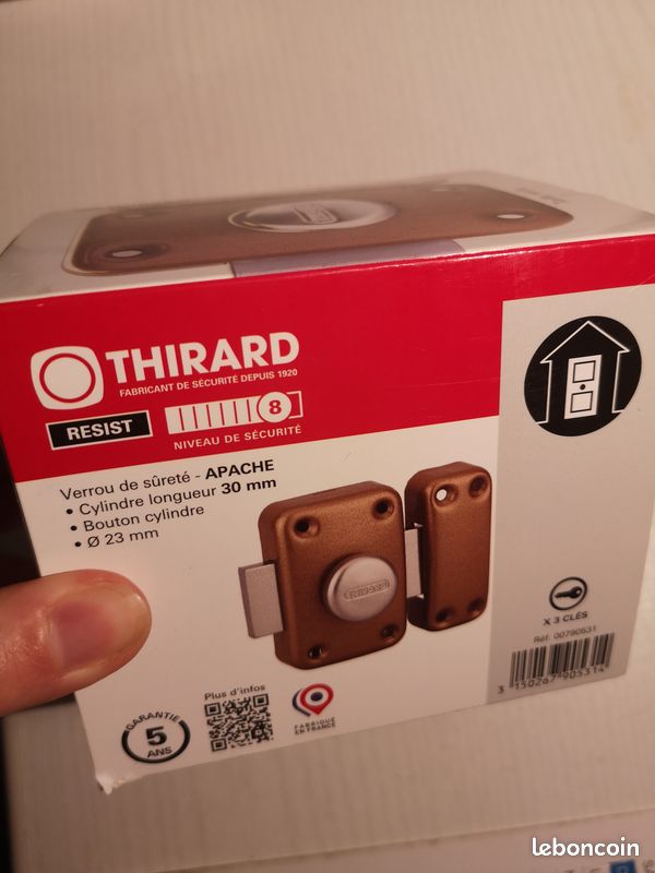 Cylindre De Serrure THIRARD RESIST 5 - 64mm (32+32) - 5 Clés - Neuf