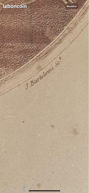 Gravure ancienne – Cérès – d’après Angelica Kauffman, gravée par Francesco Bartolozzi (fin XVIIIᵉ (image 5)