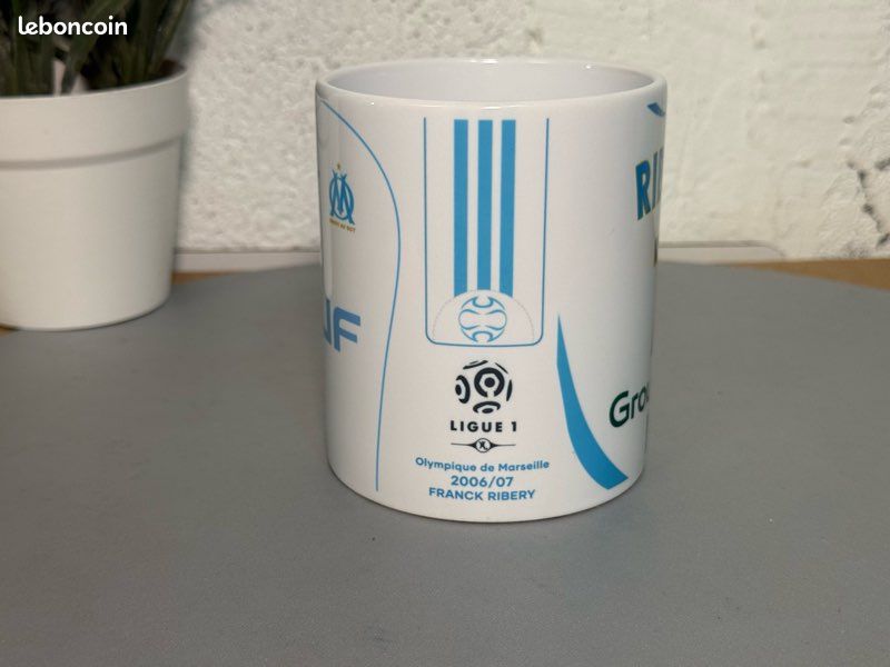 Olympique De Marseille 173OMA501LOG Mug Céramique 14 X 9 X