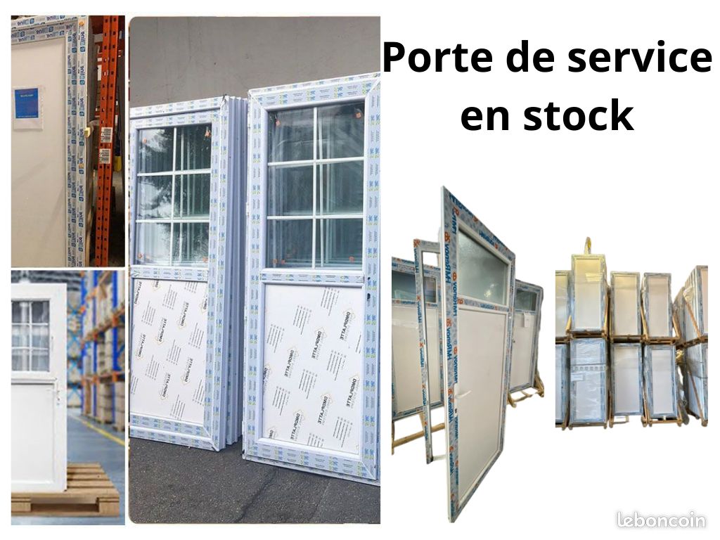 Porte de service PVC (image 1)
