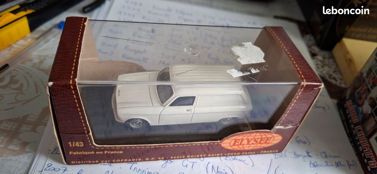 Peugeot 204 Coupé 1970 – Provence Moulage N030 – Kit Résine 1:43 – Blanc