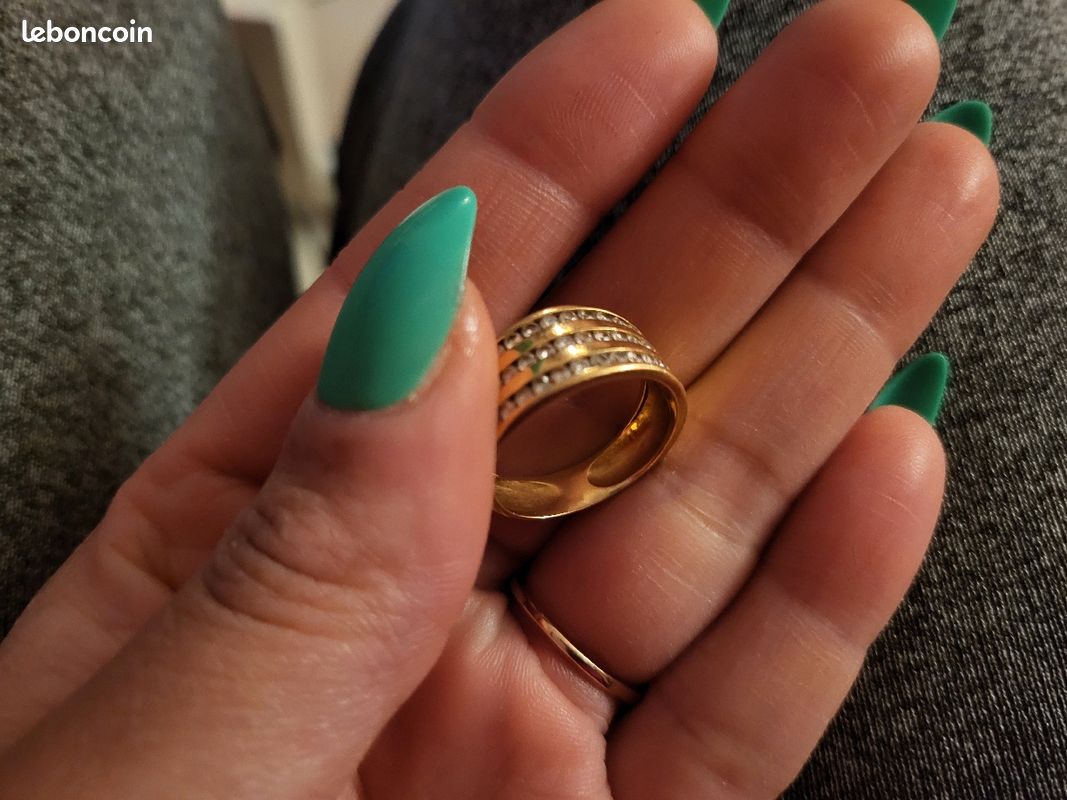 Bague or et 45 diamants (image 7)