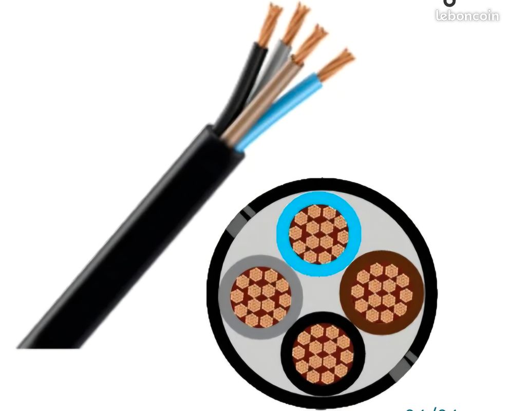 Vends cable RO2V4x16mm2 long18m (image 1)