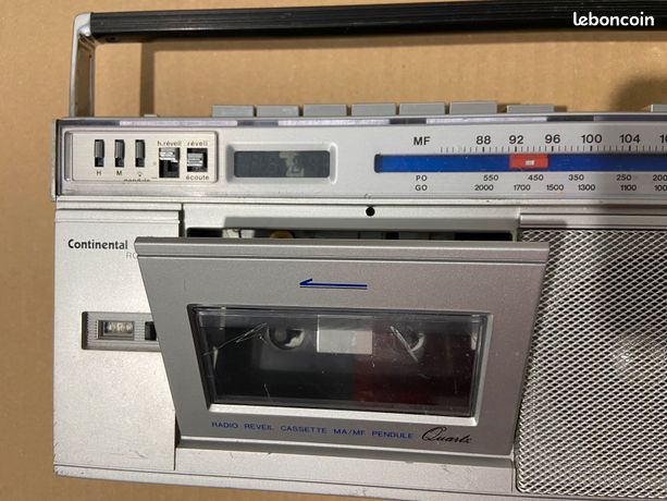 WALKMAN LECTEUR ENREGISTREUR de Cassette Stereo Continental Edison