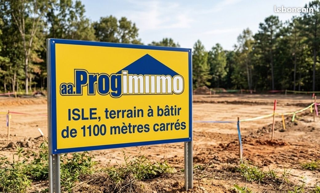 Terrain 1 102 m² Isle · 330 000 €
