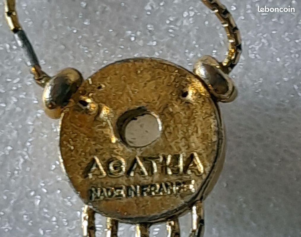 Une magnifique chaîne dorée de la marque AGATHA, (image 4)