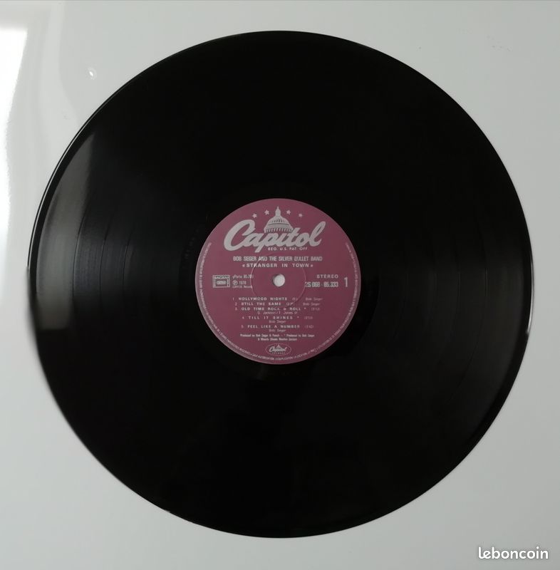 Bob Seger and The Silver Bullet Band Disque vinyle 33 tours LP Stranger in town (image 6)
