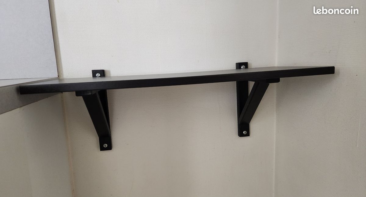 Lot de 2 étagères Ikea EKBY avec équerres (image 7)