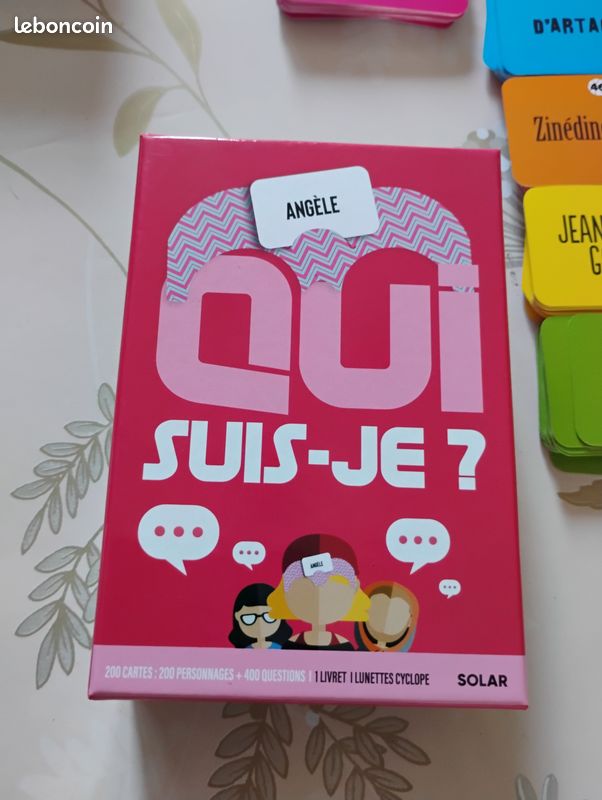 Jeu ados et adultes QUI SUIS-JE de SOLAR, jeu neuf (image 2)