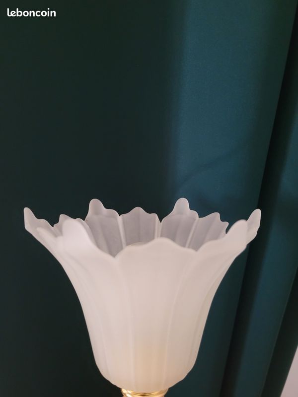 Baladeuse en verre givré drapé (image 10)