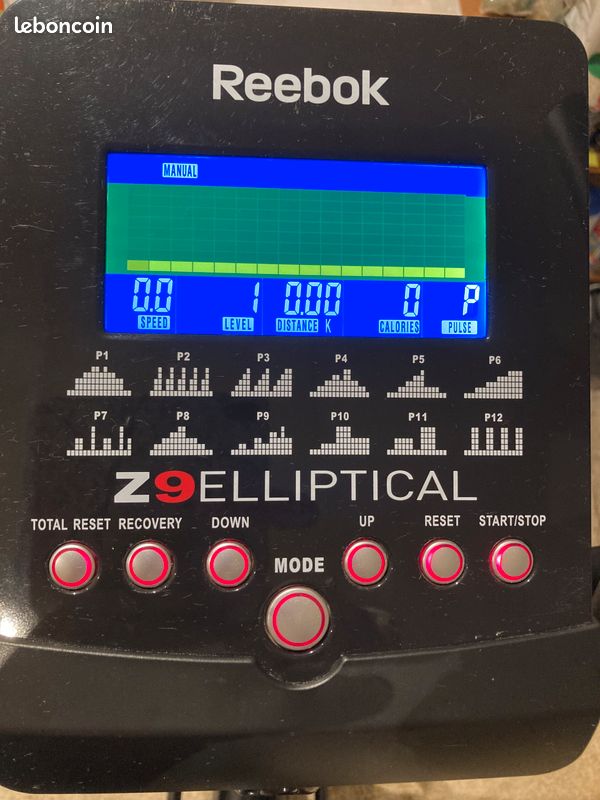 Vélo elliptique Reebok Z9 Sport Plein air