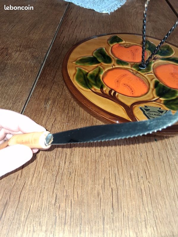 Plateau à fromage et couteau pattes de chevreuil - Arts de la table