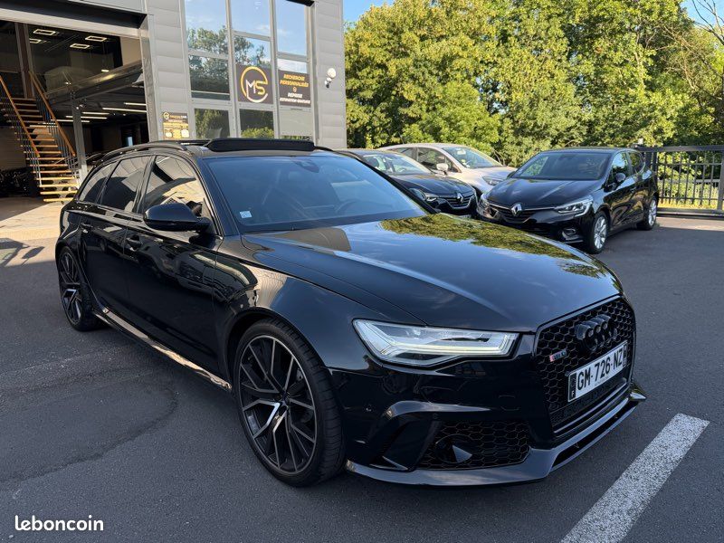 Audi RS6 Avant Performance 4.0 TFSI V8 605 ch – Attelage – Apple CarPlay – Historique Audi (image 9)