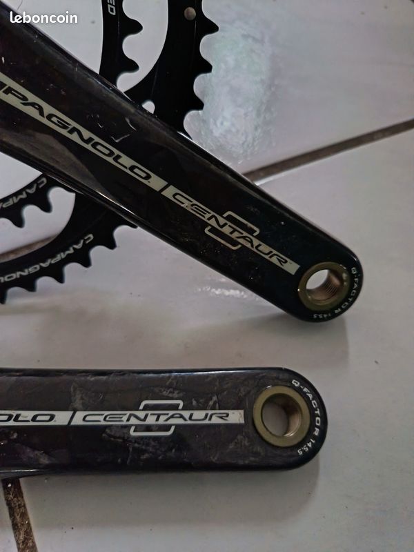 Pédalier Campagnolo Centaur UT Carbone 10 Vitesses - 52/39 Dents - 170mm - Neuf Italie