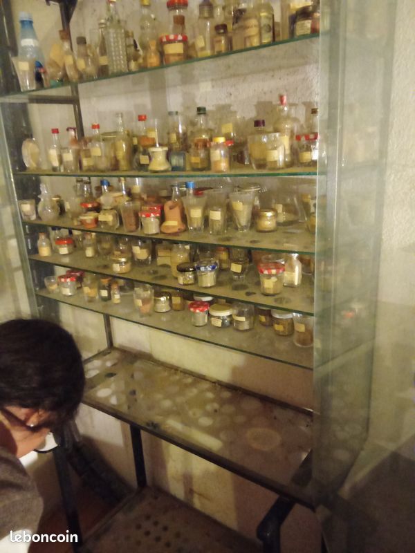 Vitrine pour collection, en acier et verre très bon état (image 1)