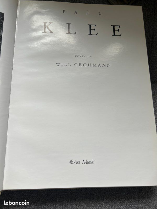 Livre/Ars Mundi/Paul klee/will Grohmann (image 3)