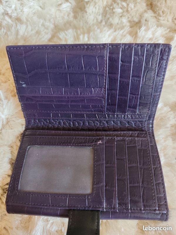 Portefeuille Femme Sac À Bandoulière violet personnalisable