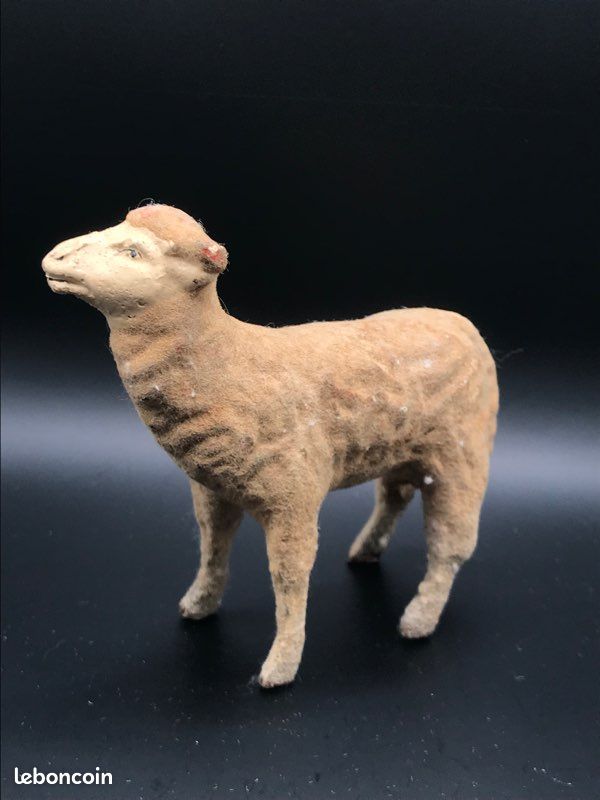 Santon DEVINEAU Moutons Floqués 4,5 Cm de haut Taille 3