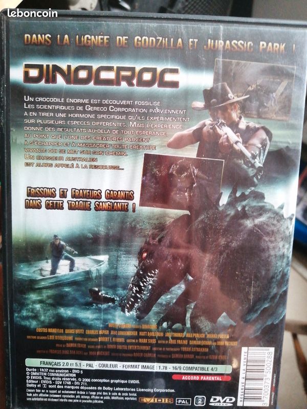 Dvd Dino croc horreur (image 2)