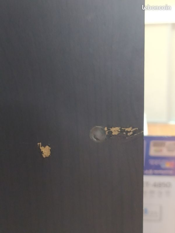 Armoire 2 portes Alinea marron (image 4)