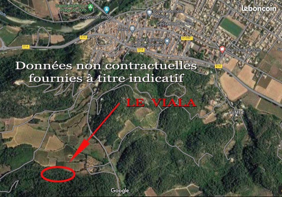 Terrain agricole 4 490 m² Cessenon Sur Orb · à Cessenon-sur-Orb · 12 000 €