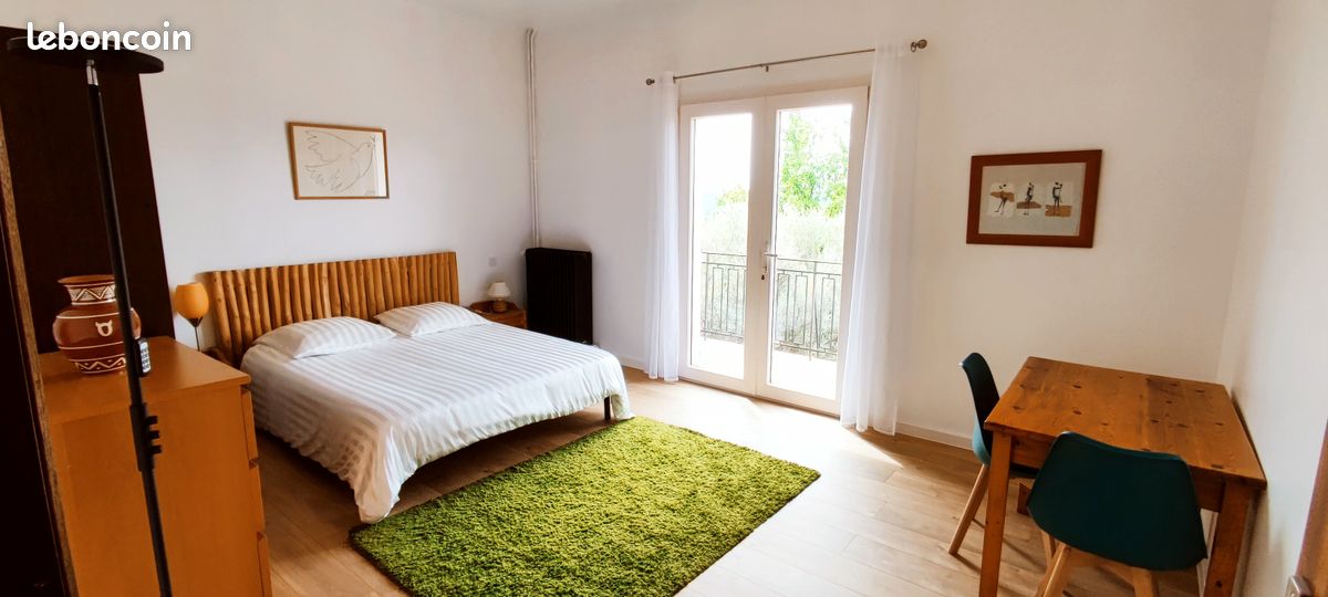 Appartement spacieux 4 personnes avec belle vue dans maison proche lac, mer et villages perchés (image 1)