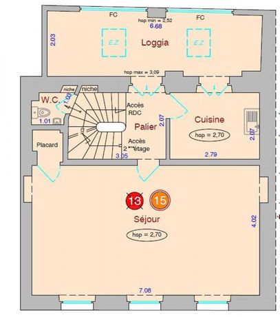 Appartement a louer bois-colombes - 4 pièce(s) - 109 m2 - Surfyn