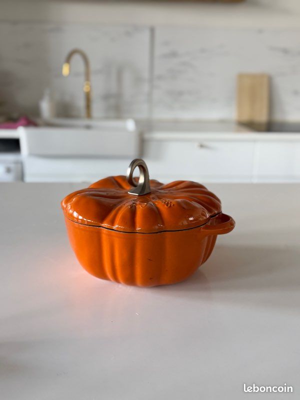 Orange - Poignées de porte en céramique, forme citrouille, style