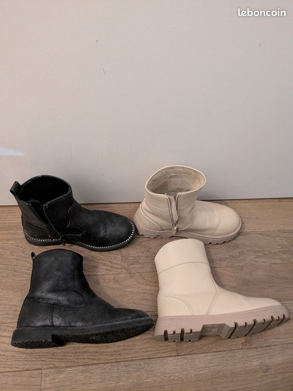 Bottines Pointure Bottines Kiabi Fille Paire De Bottes Fille