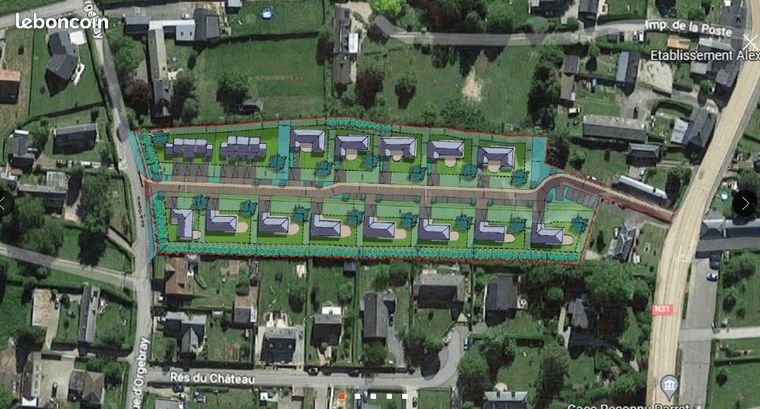 Terrain 501 m² Martainville Epreville