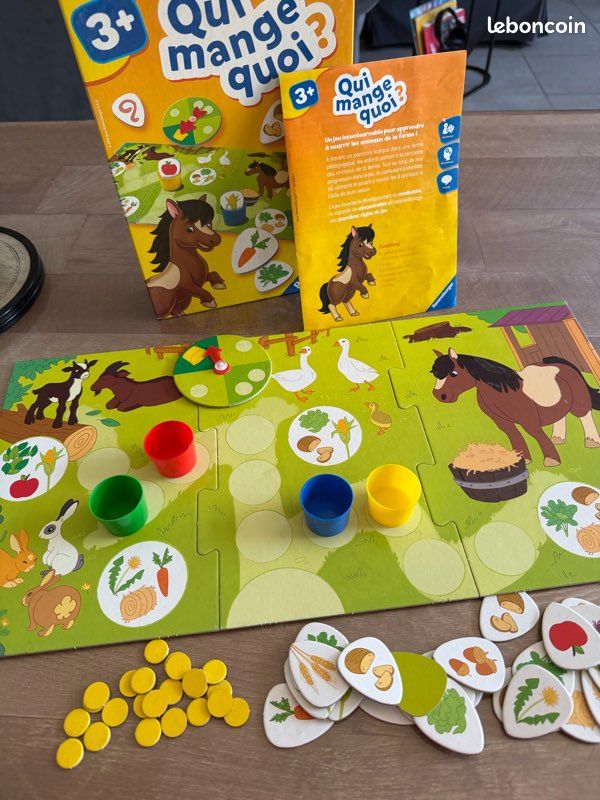 Jeu Éducatif Ravensburger - Qui mange quoi ? (image 1)