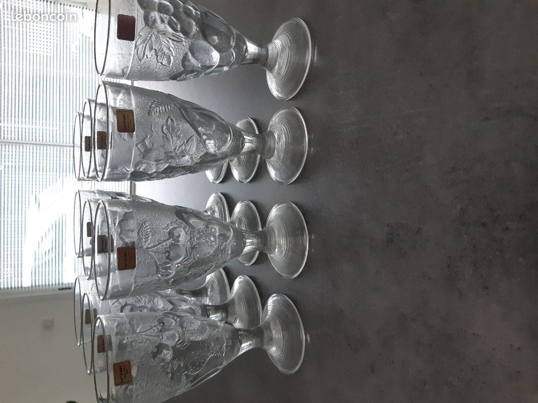 10 coupes à dessert à glace ou verre à cocktail luminarc (image 1)
