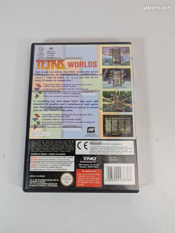 Jeu GameCube Tetris Worlds - Boîte Complète Avec Notice, Très Bon état