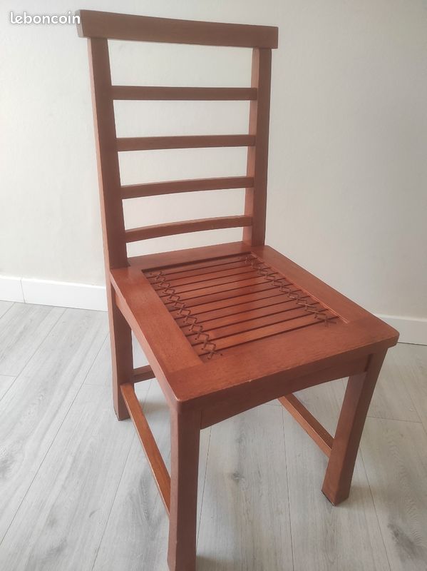 Table a manger +. Chaise bois exotique (image 4)