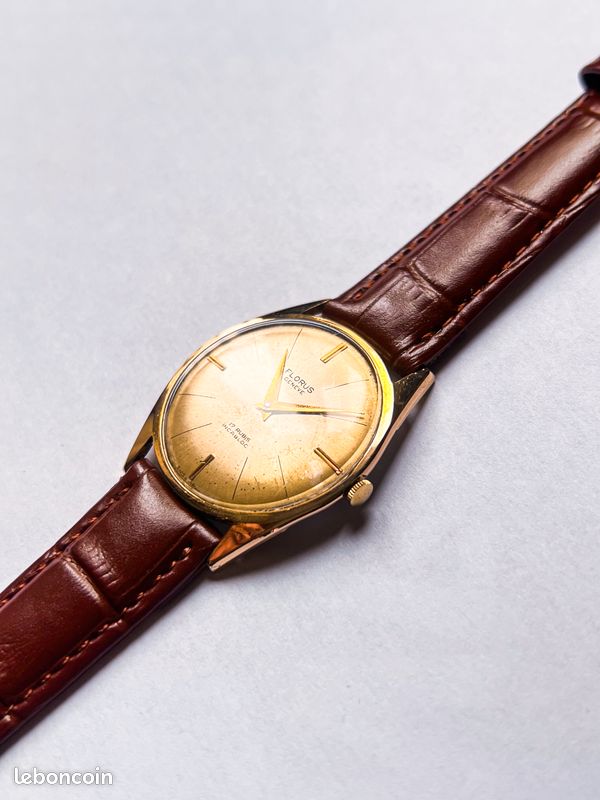 Montre Vintage Genève Gemmed – Unisexe, 38mm, Quartz, Pile Neuve