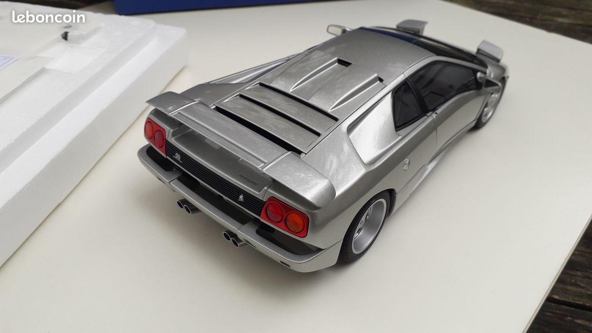 Autoart 1/18 Lamborghini Diablo Coupé - Modèle 70071, Silver, Diecast, Occasion