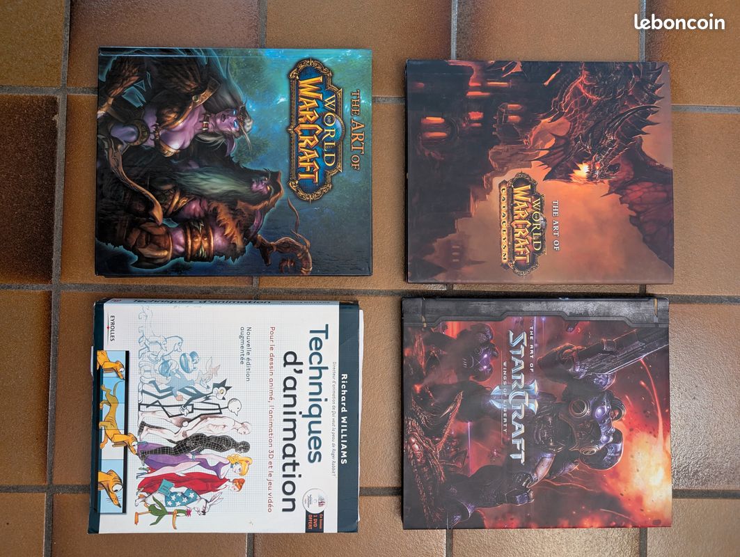Blizzard art books (lot 3 livres) (image 1)