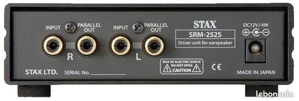 Ampli Stax SRM-252S pour casque électrostatique (image 2)