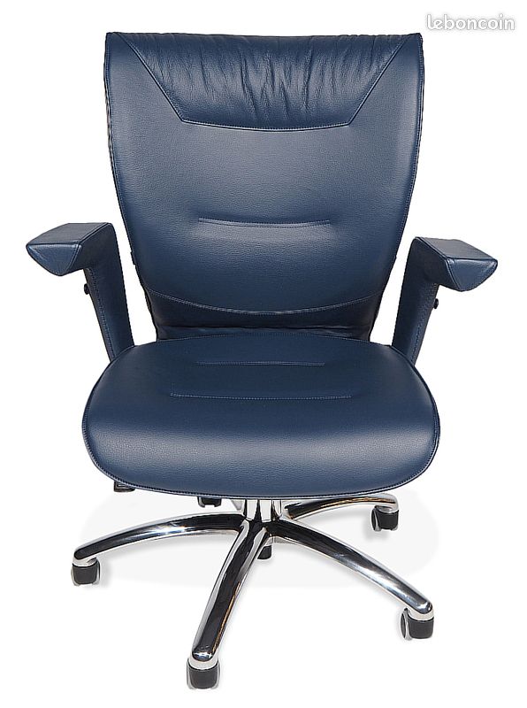 Fauteuil Poltrona Frau Brief executive CUIR comme neuf Designer: Emilio Ambasz (1997) (image 6)