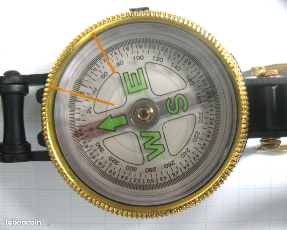Putter Compass Gaucher Soudé Col Plombier - 34 Pouces, Inox, Occasion