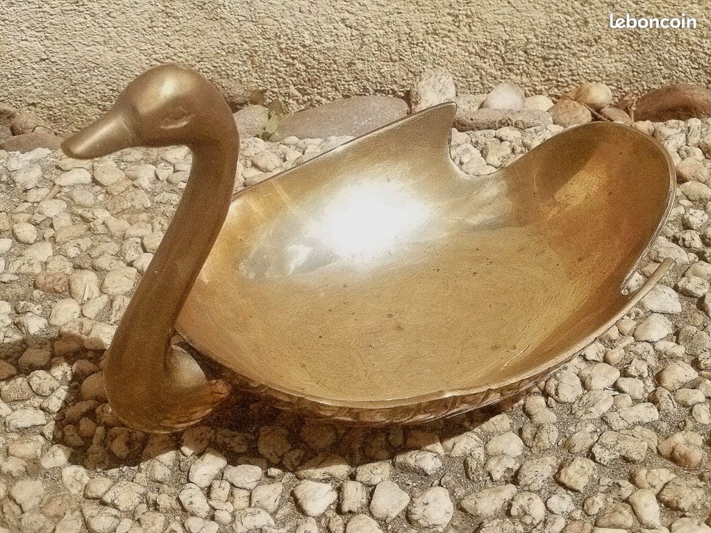 Cygne en laiton, vintage (image 3)