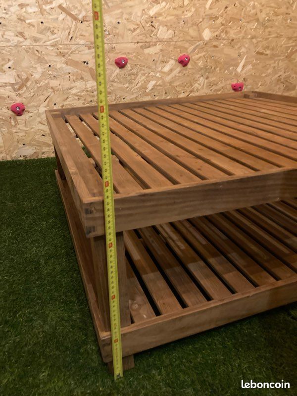Table basse bois 1m x 1m (image 6)