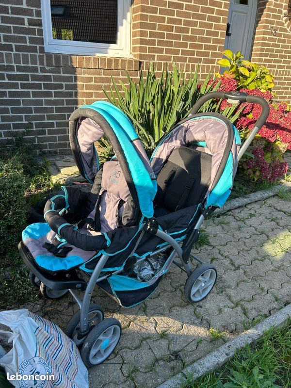 Trottine Achat Poussette Jumeaux Poussette Canne Double Achat