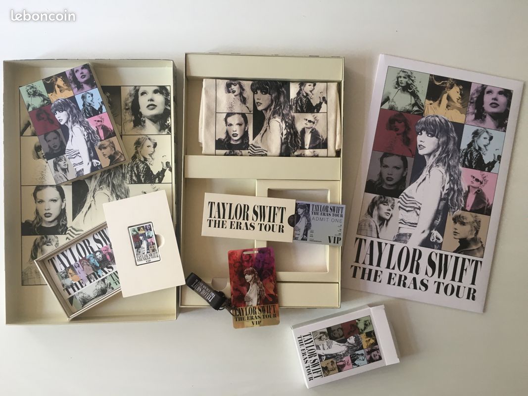 Taylor Swift The Eras Tour VIP Package Merch Box (Lyon, France 