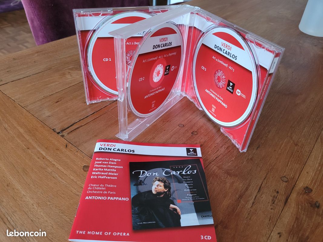 Don Carlos. Verdi. 3 CD. Alagna/ VanDam.. (image 3)